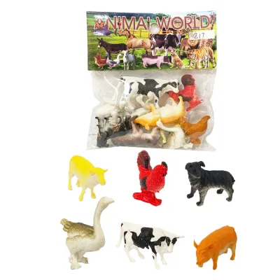 SET ANIMALES GRANJA BOLSA