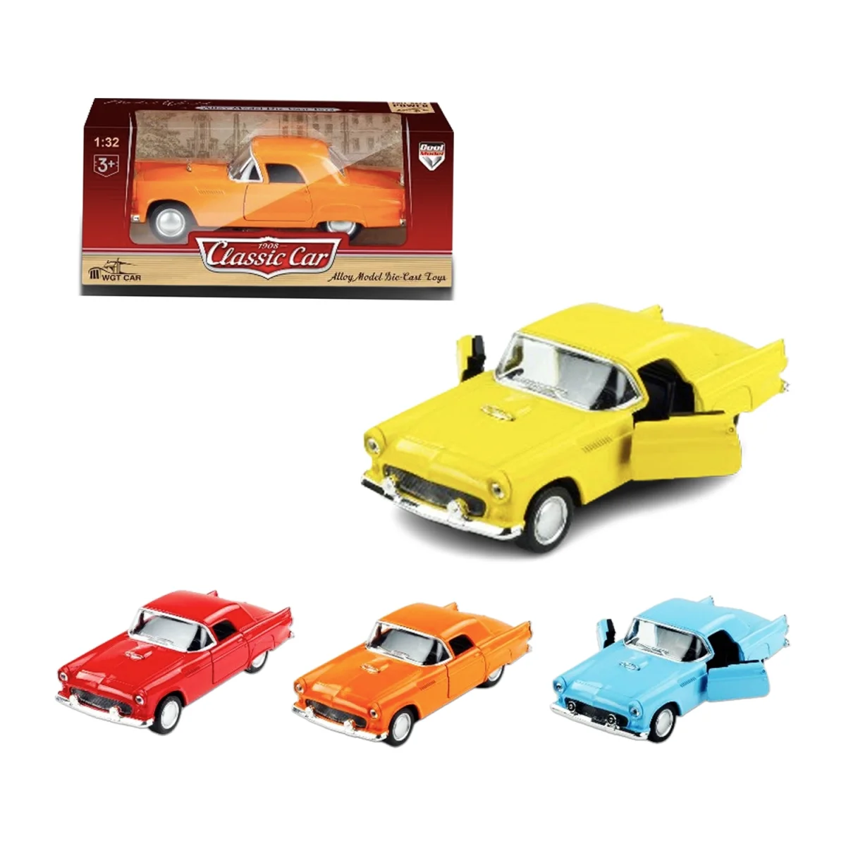 CARRO VENTANAS DESPLEGABLES 4 COLORES EN CAJA