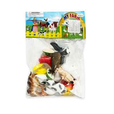 SET ANIMALES GRANJA EN BOLSA