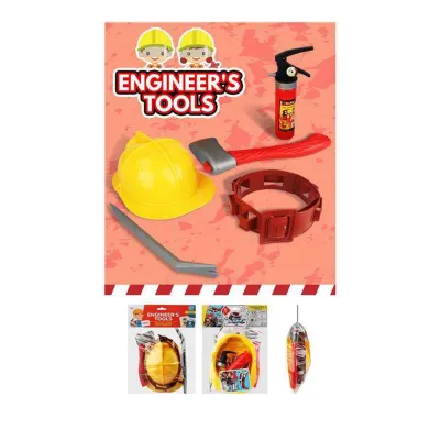 KIT BOMBERO CASCO EN BOLSA
