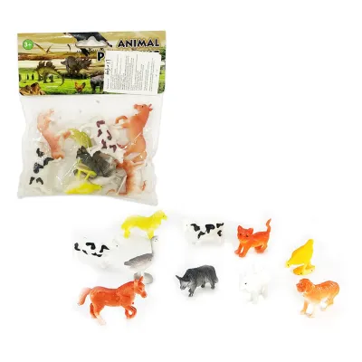 SET ANIMALES GRANJA X12 PIEZAS