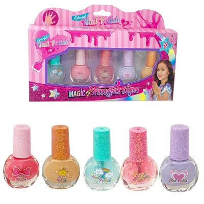 SET ESMALTE PARA NIÑAS X5