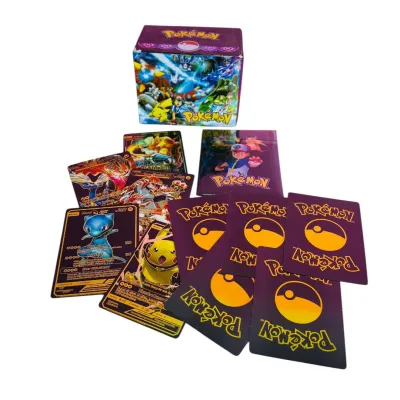 SOBRE BRILLANTE NEGRA X10 CARTAS POKEMON