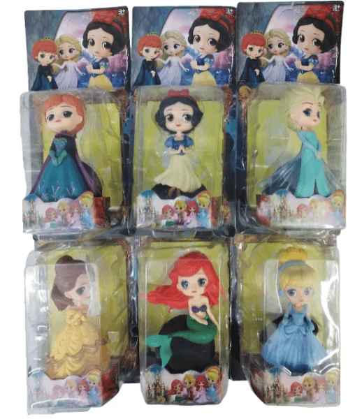 CARTON PRINCESAS CON BASE