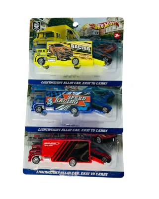 CAMION CON CARRO ADENTRO 3 COLORES