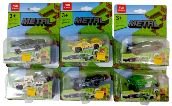 CARTON CARRO MINECRAF