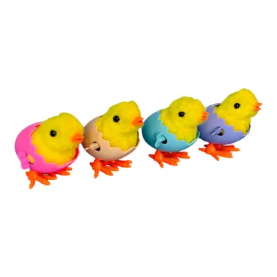 ANIMAL POLLO SALIENDO DEL HUEVO 4 COLORES