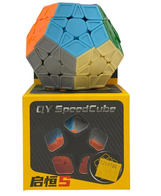 CAJA CUBO MEGAMIX 3X3 NEON QY SPEEDCUBE