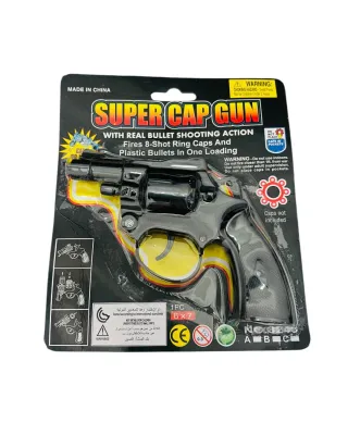 REVOLVER FULMINANTE BLISTER SUPER CAPGUN