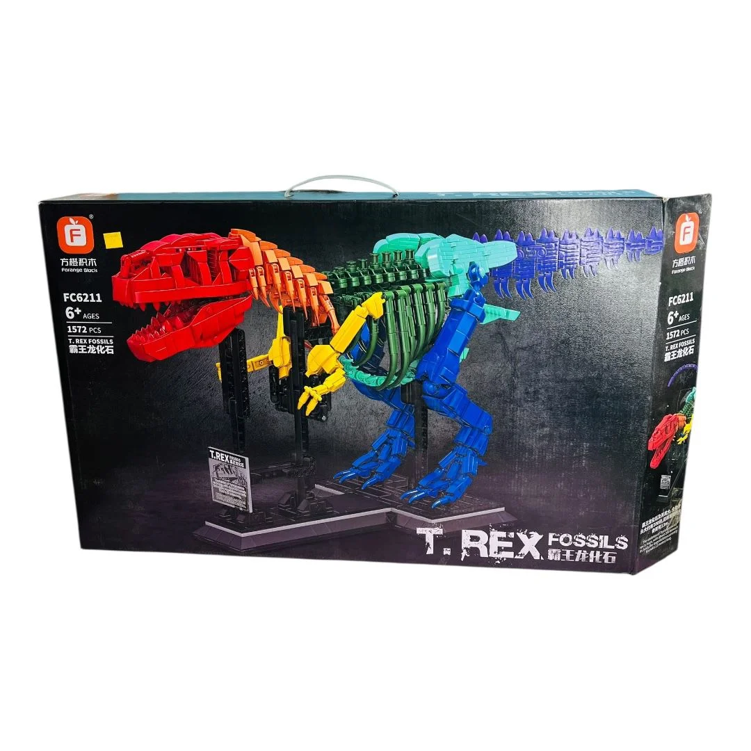 CAJA ARMABLE FORANGE 1572 PIEZAS DINOSURIO TREX FC6211