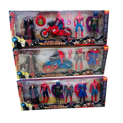 SPIDERMAN X6 CAJA 3 MOTIVOS