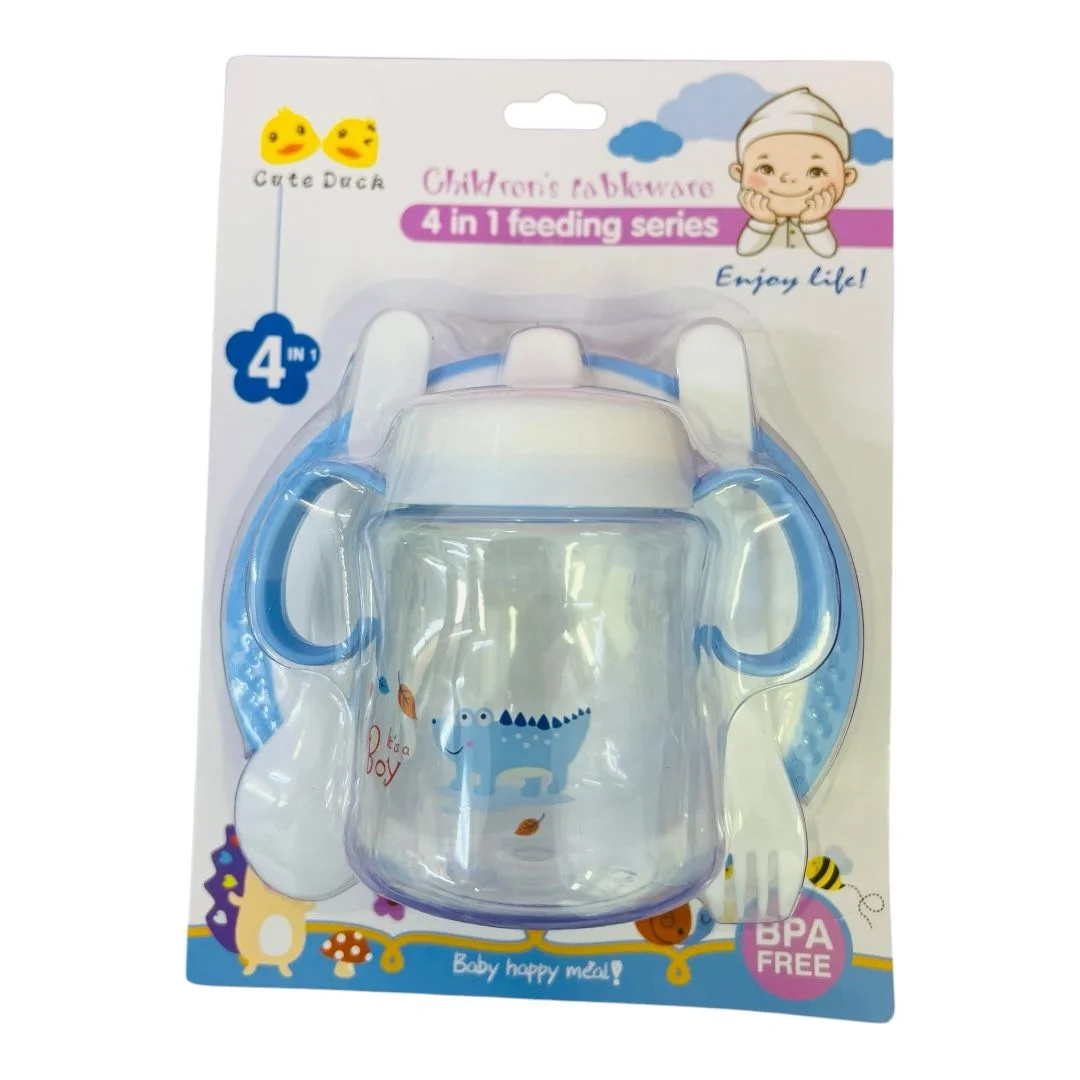 VAJILLA INFANTIL PEQUEÑO AZUL O ROSADO