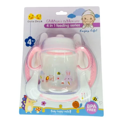 VAJILLA INFANTIL PEQUEÑO AZUL O ROSADO