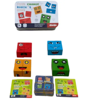 JUEGO DE GESTOS CAJA METALICA