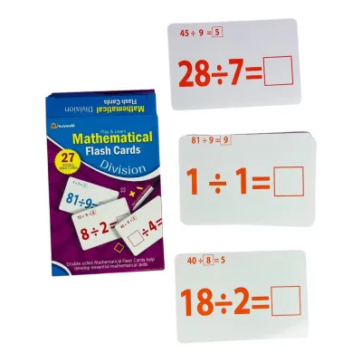 JUEGO DE CARTAS MATEMATICAS DIVISIONES