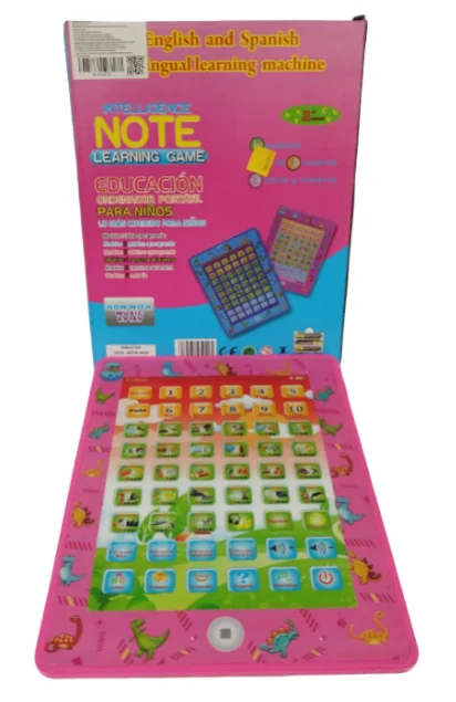 CAJA JUEGO DIDACTICO TABLA APRENDIZAJE ESPAÑOL INGLES