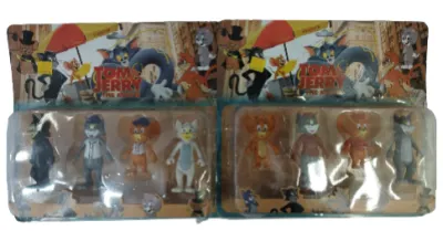 CARTON GATO Y EL RATON COLECCION X4