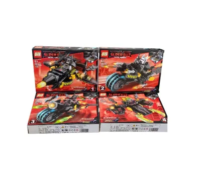 CAJA ARMABLE BAT MAN 4 EN 1