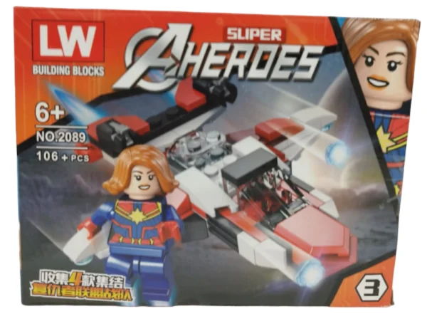 CAJA ARMABLE LW 101 PIEZS SUPER AHEROES