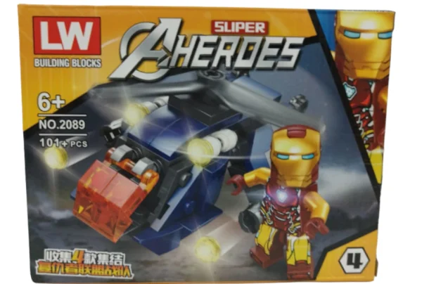 CAJA ARMABLE LW 101 PIEZS SUPER AHEROES