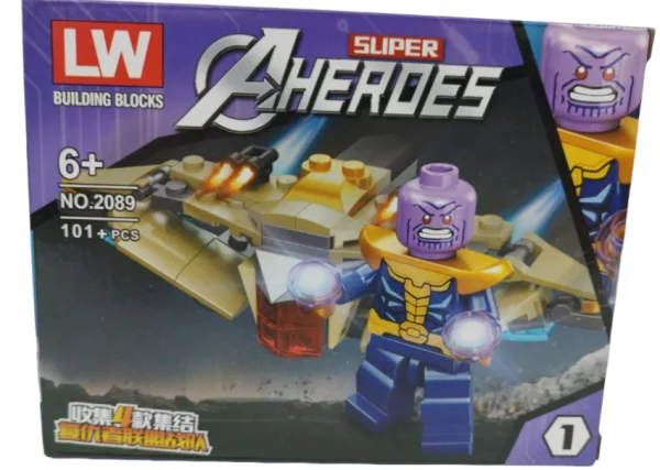 CAJA ARMABLE LW 101 PIEZS SUPER AHEROES