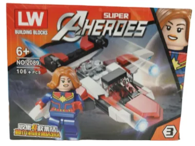 CAJA ARMABLE LW 101 PIEZS SUPER AHEROES