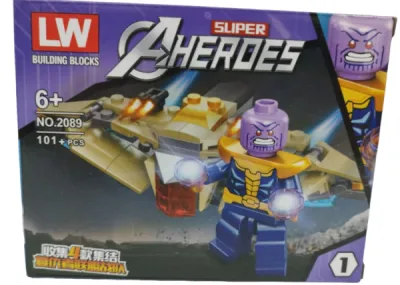 CAJA ARMABLE LW 101 PIEZS SUPER AHEROES
