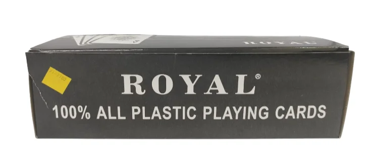 CAJA JUEGO DE MESA POKER SEMIORIGINAL LETRA GRANDE PLASTICO