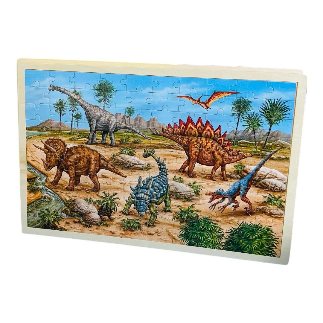 ROMPECABEZA DINOSAURIO X100 PIEZAS