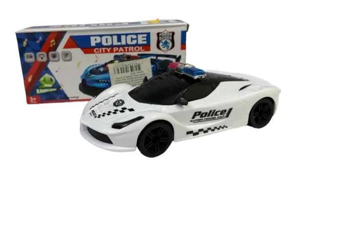 CAJA POLICE CITY PATROL DE BATERIA CON LUCES Y SONIDO