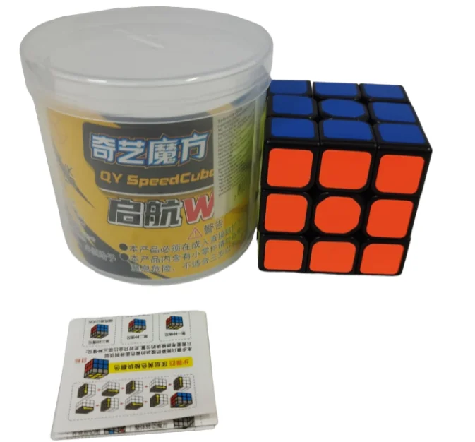 TARRO CUBO RUBIK 3X3 ALCANCIA STIKERS
