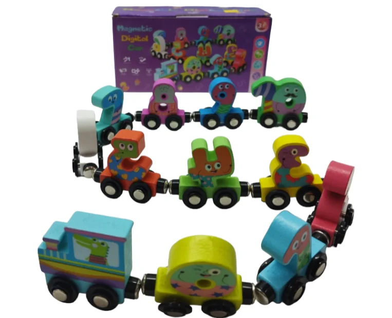 CAJA JUEGO DIDACTICO TREN MAGNETICO