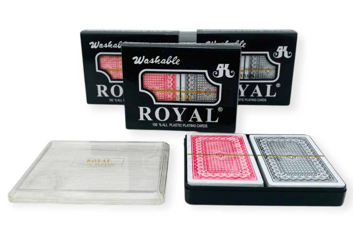 CAJA JUEGO DE MESA POKER SEMIORIGINAL LETRA GRANDE PLASTICO