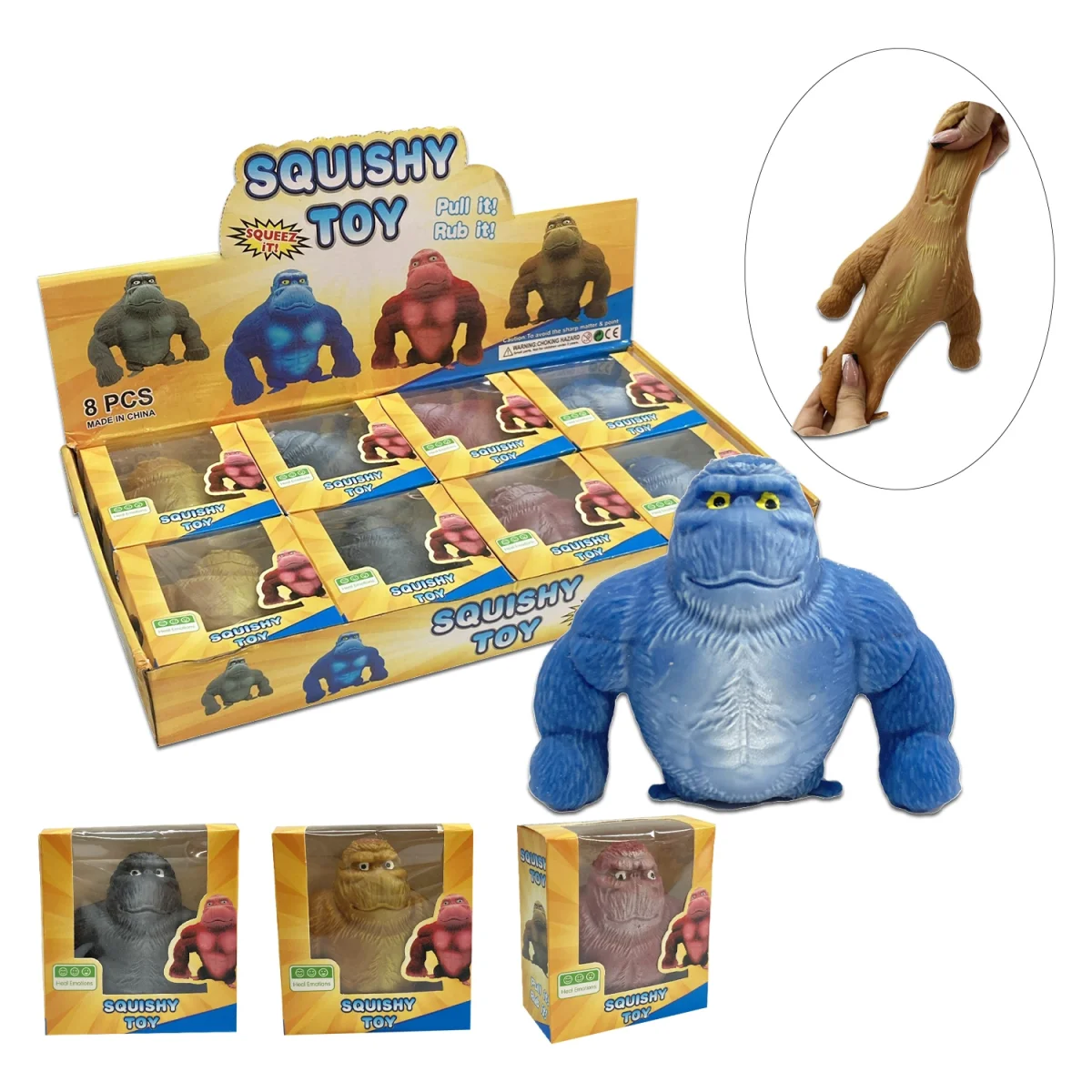 CAJA SCUICHI ARENA GORILA