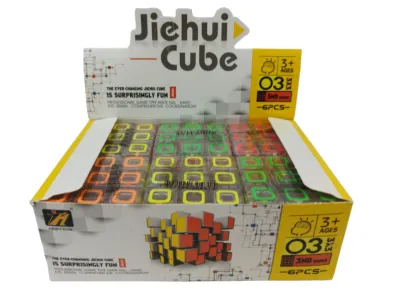 BOLSA CUBO RUBIK 3X3 TRANSPARENTE CUADRITOS