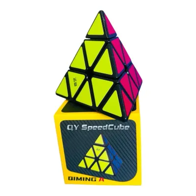 CAJA PIRAMIDE RUBIK STIKERS SPEEDCUBE