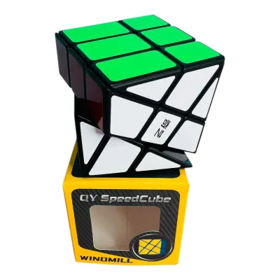 CAJA CUBO RUBIK 3X3 WINOMILL NEON QYTOYS SPEEDCUBE