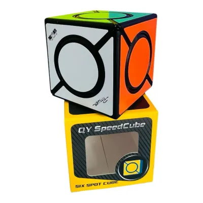 CAJA CUBO RUBIK SIX SPOT CUBE NEON QYTOYS GRANDE