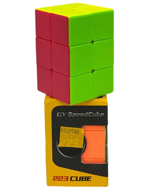 CAJA CUBO RUBIK 2X2X3 QYTOYS SPEEDCUBE NEON
