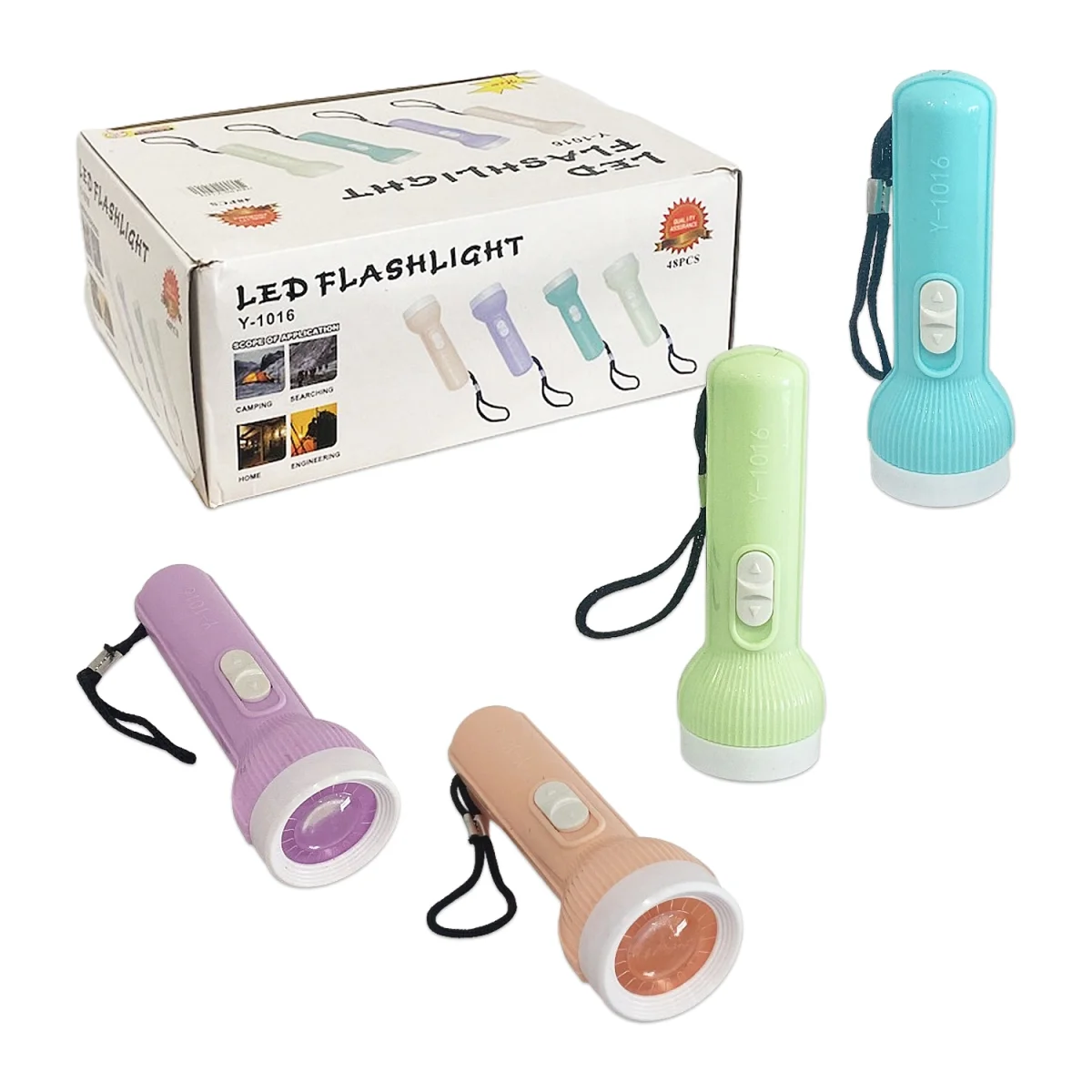 LINTERNA 4 COLORES PASTEL