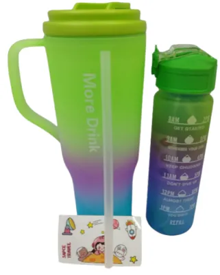 TERMO PASTEL CON STIKER X3