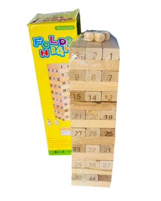 JENGA GRANDE AMARILLA 48 PIEZAS 26X8 CM