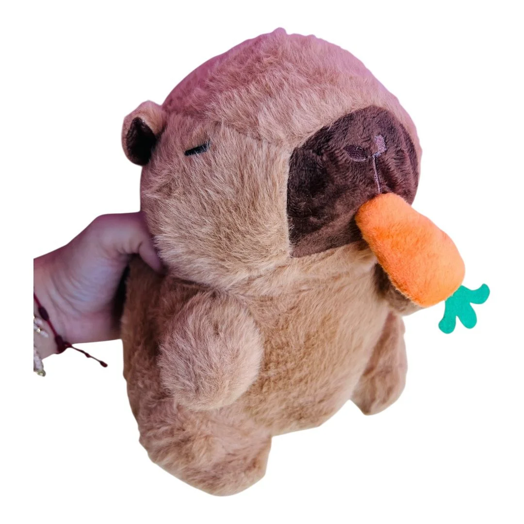 PELUCHE CAPIBARA 22CM ZANAHORIA