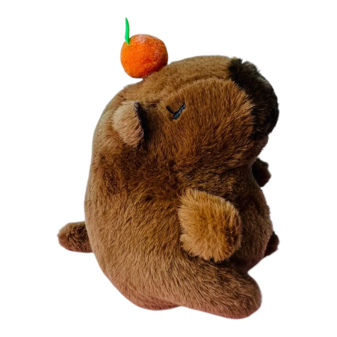 LLAVERO PELUCHE CAPIBARA COLITA