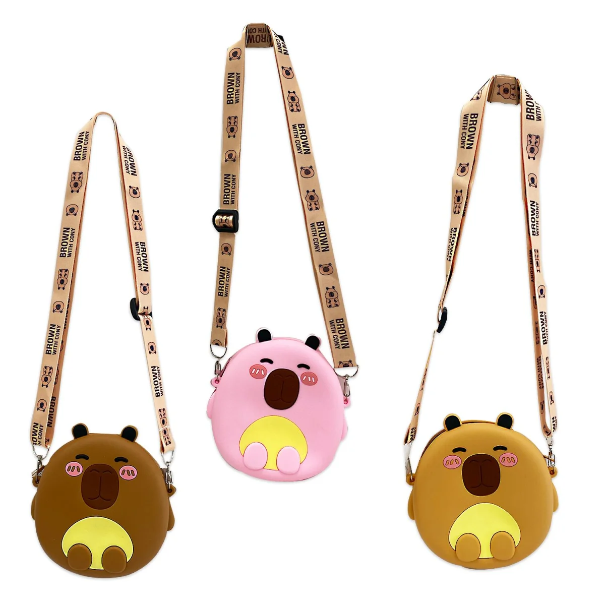 MONEDERO CAPIBARA 3 COLORES