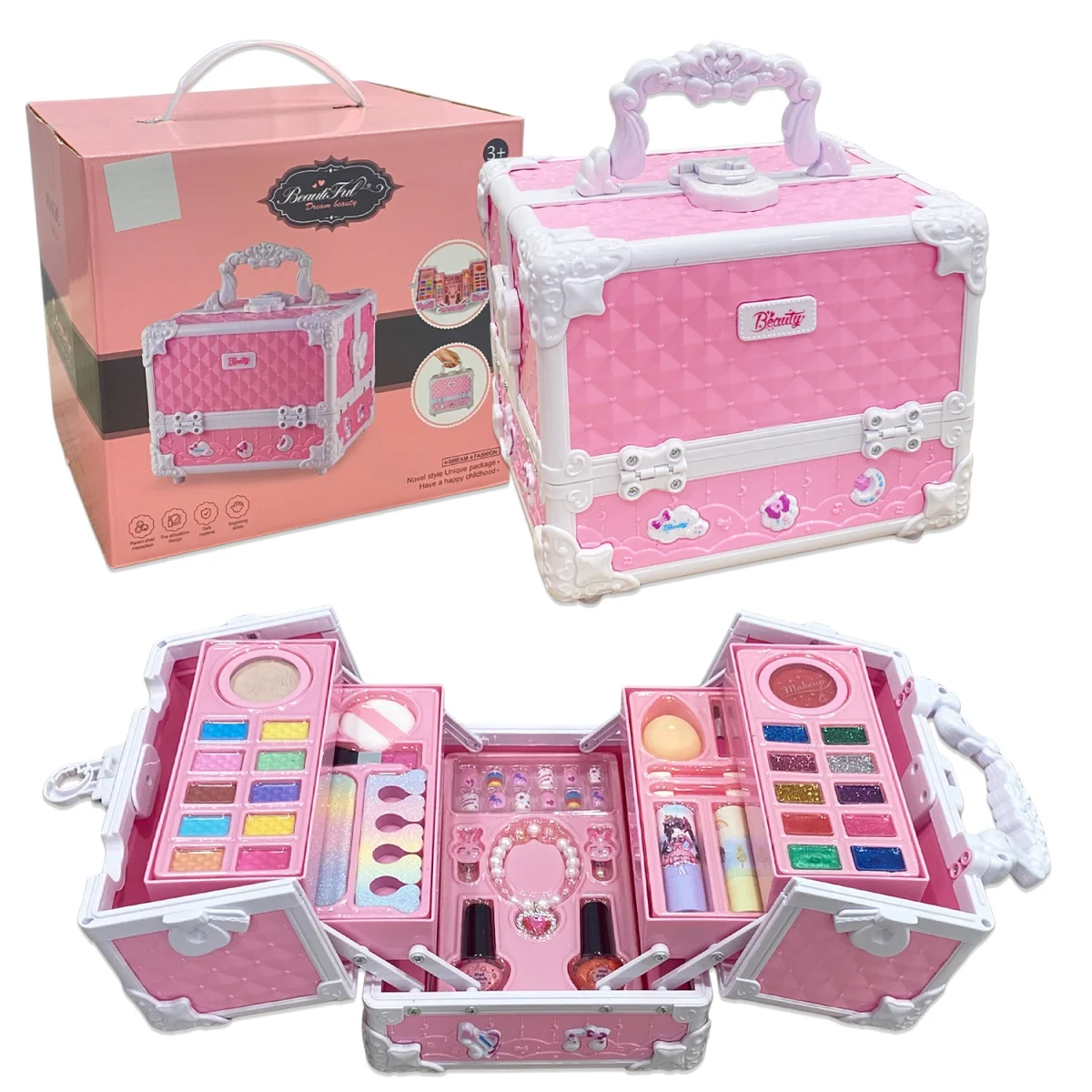 SET MAQUILLAJE INFANTIL CAJA 22*20*18CM