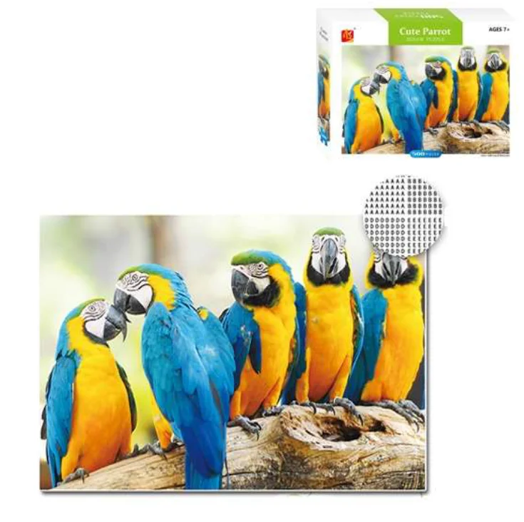 ROMPECABEZA X500 PCS GUACAMAYA CAJA