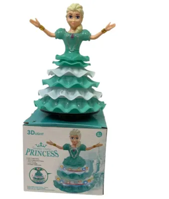 CAJA JUGUETE PRINCESA ELSA BEAUTIFUL ROTATING