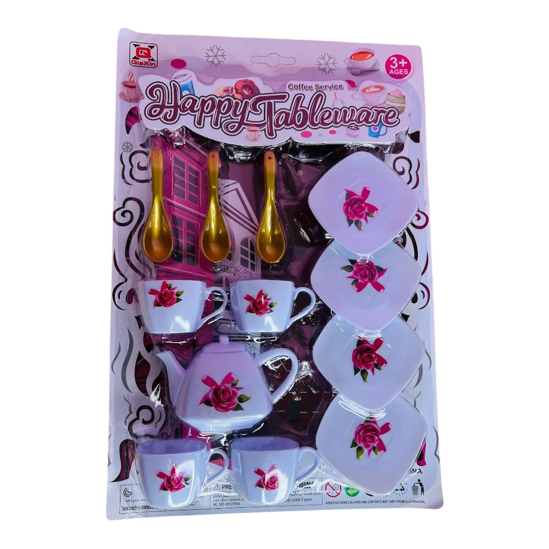 SET DE TE CUCHARA DORADA CARTON 21*31CM