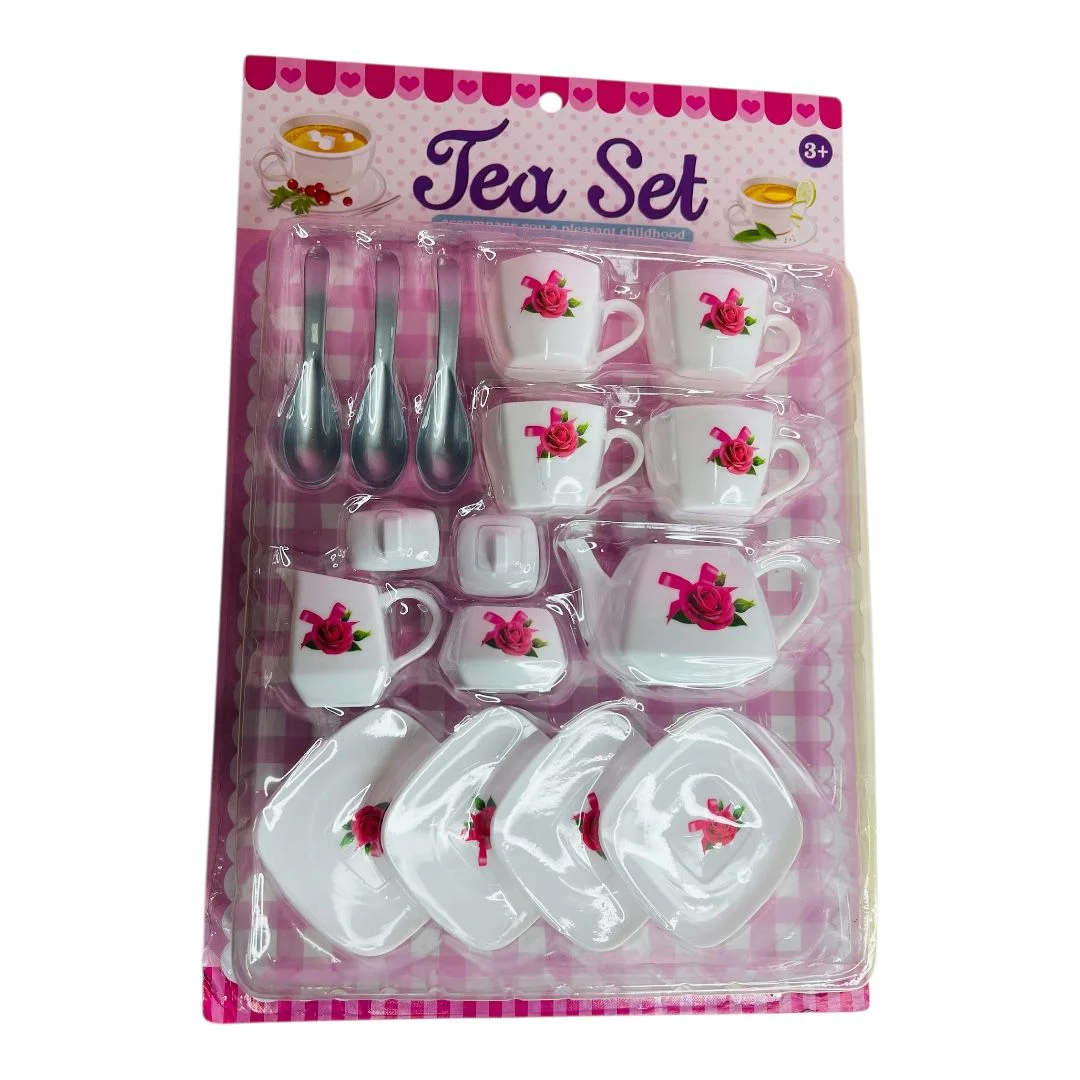 SET DE TE CARTON CUCHARA GRIS